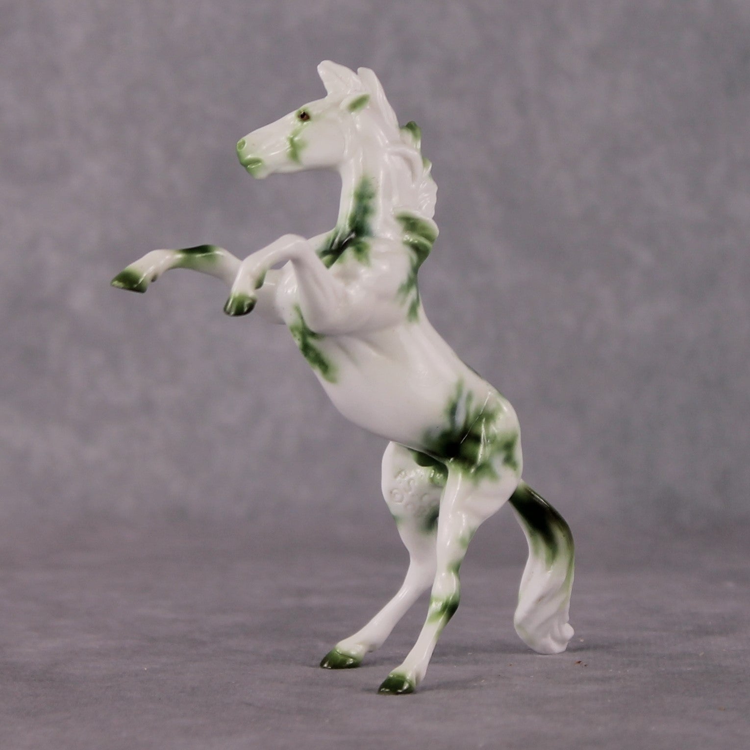 “National Take A Walk in a Park Day” Rock Chips: OOAK Rearing Chip based on Moss Agate by Ellen Robbins