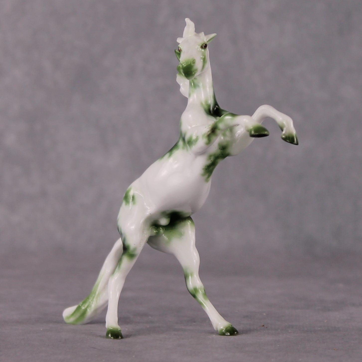 “National Take A Walk in a Park Day” Rock Chips: OOAK Rearing Chip based on Moss Agate by Ellen Robbins