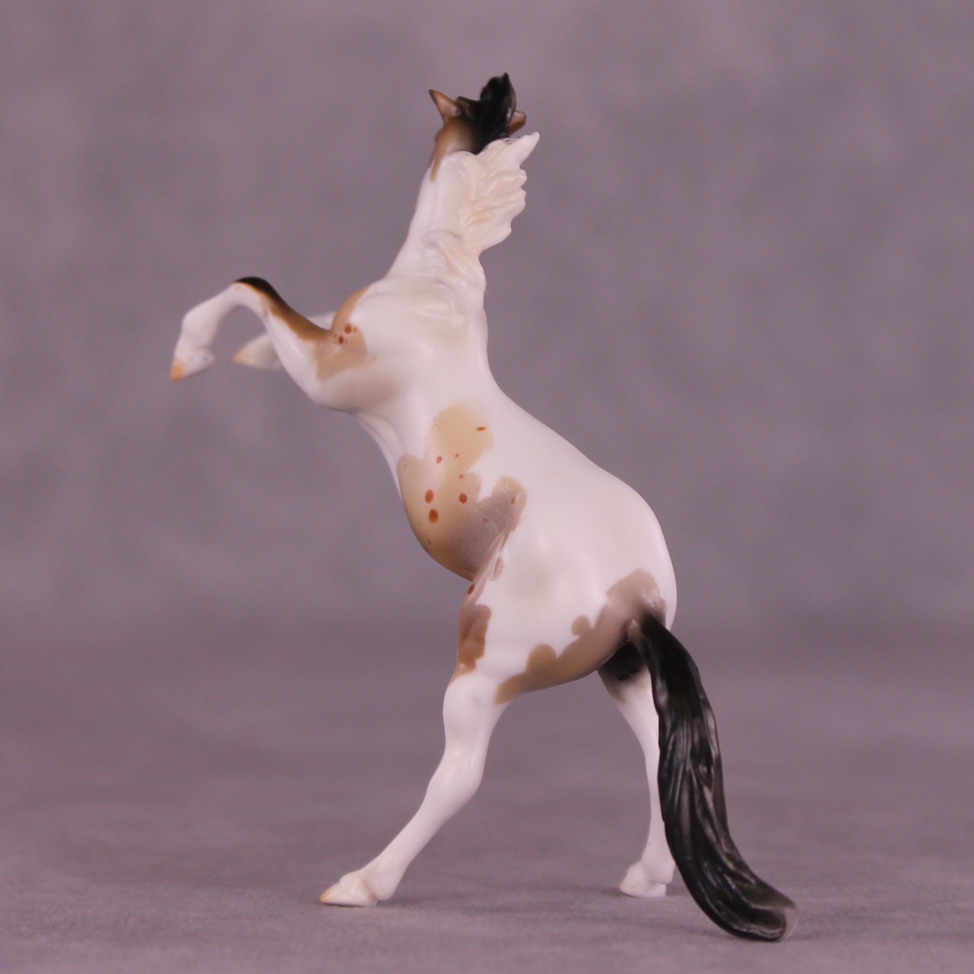 Red Rum OOAK Chip Rearing Horse by Mindy Berg SS925