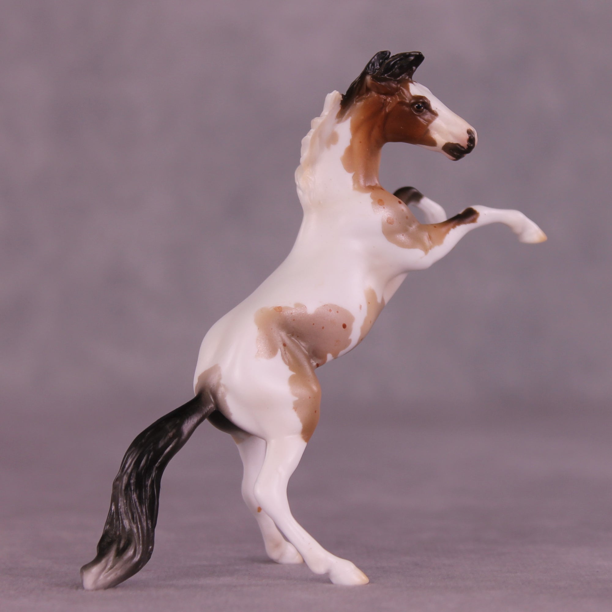 Red Rum OOAK Chip Rearing Horse by Mindy Berg SS925