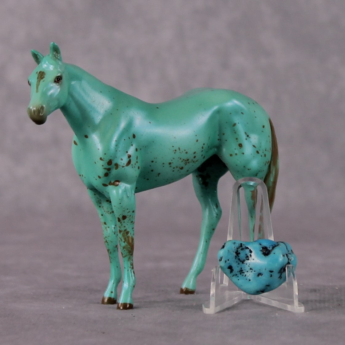 “National Take A Walk in a Park Day” Rock Chips: OOAK Stock Horse Chip based on Beryl by Ellen Robbins