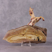 “National Take A Walk in a Park Day” Rock Chips: OOAK Rearing Chip based on Wonderstone by Ellen Robbins