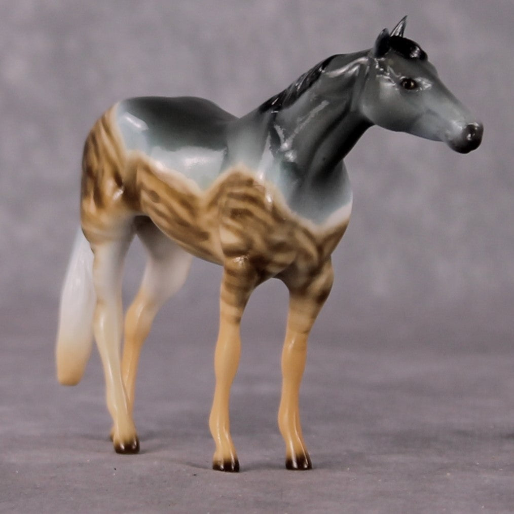 “National Take A Walk in a Park Day” Rock Chips: OOAK Stock Horse Chip based on Picture Jasper by Ellen Robbins