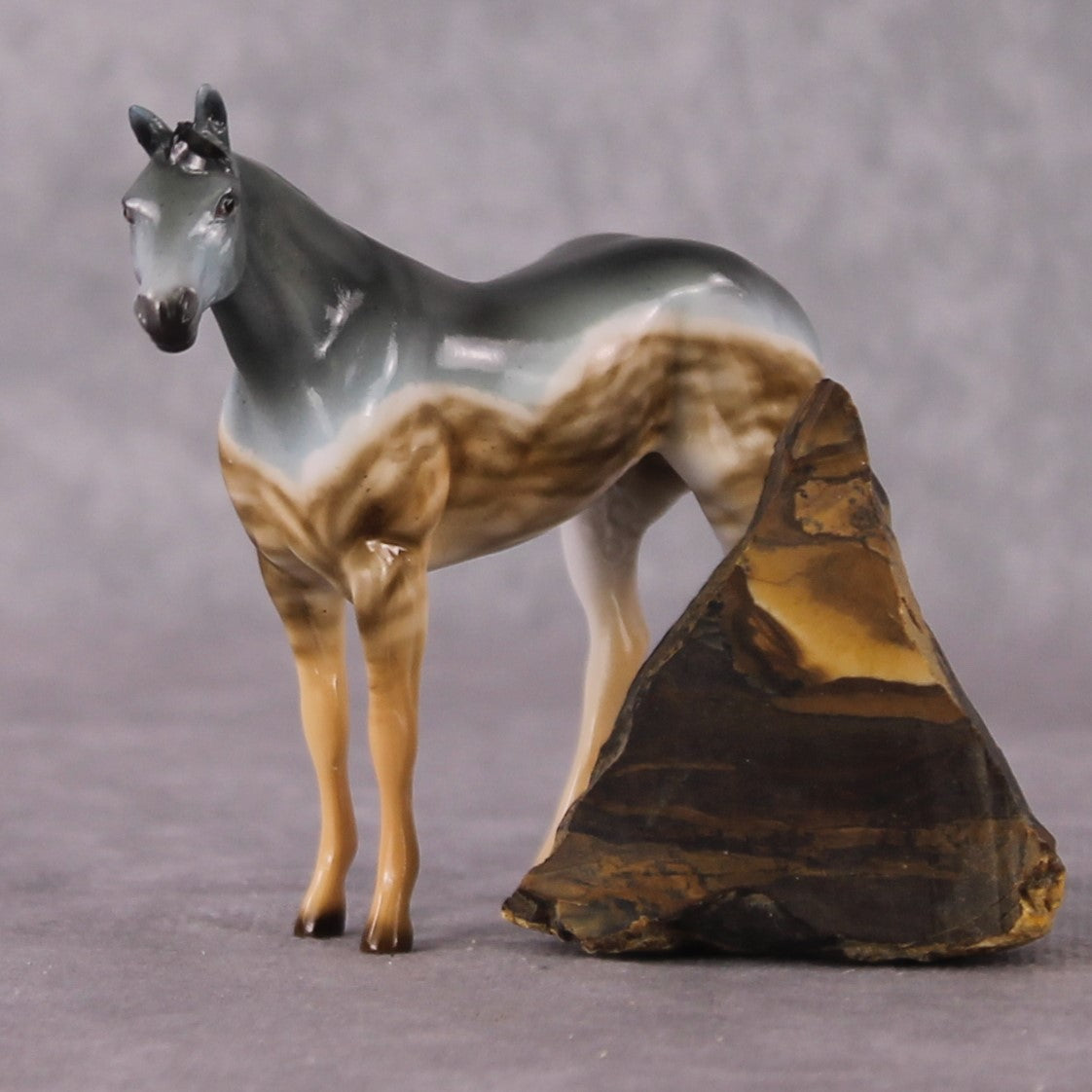 “National Take A Walk in a Park Day” Rock Chips: OOAK Stock Horse Chip based on Picture Jasper by Ellen Robbins