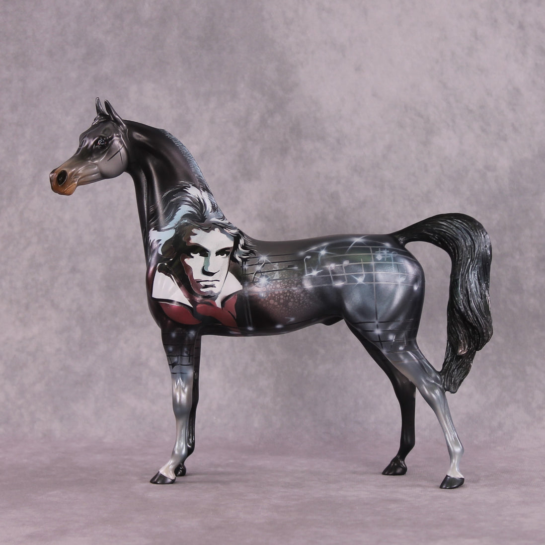 "Beethoven" OOAK Arabian by Kike Duarte SHCF25
