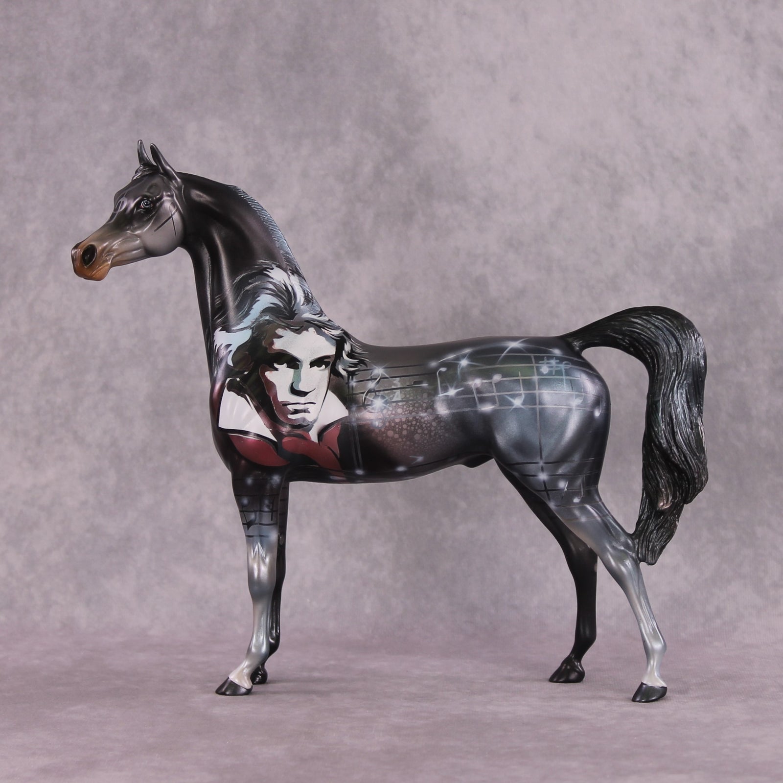 "Beethoven" OOAK Arabian by Kike Duarte SHCF25