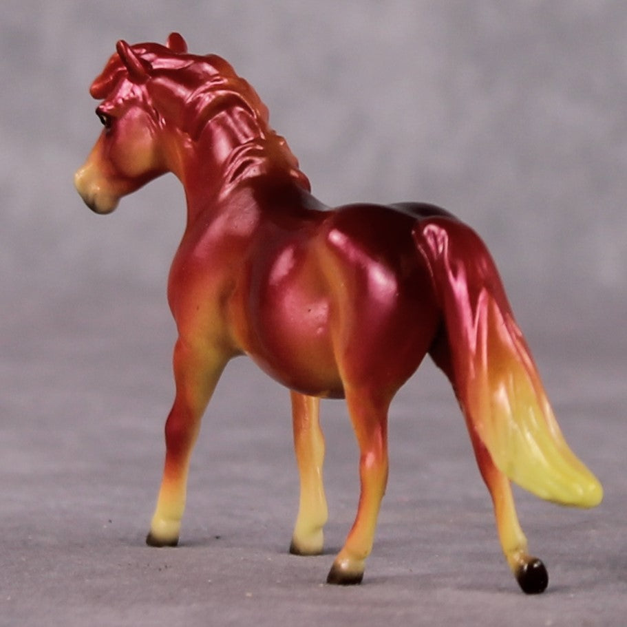 “National Take A Walk in a Park Day” Rock Chips: OOAK Pony Chip based on Realgar by Ellen Robbins