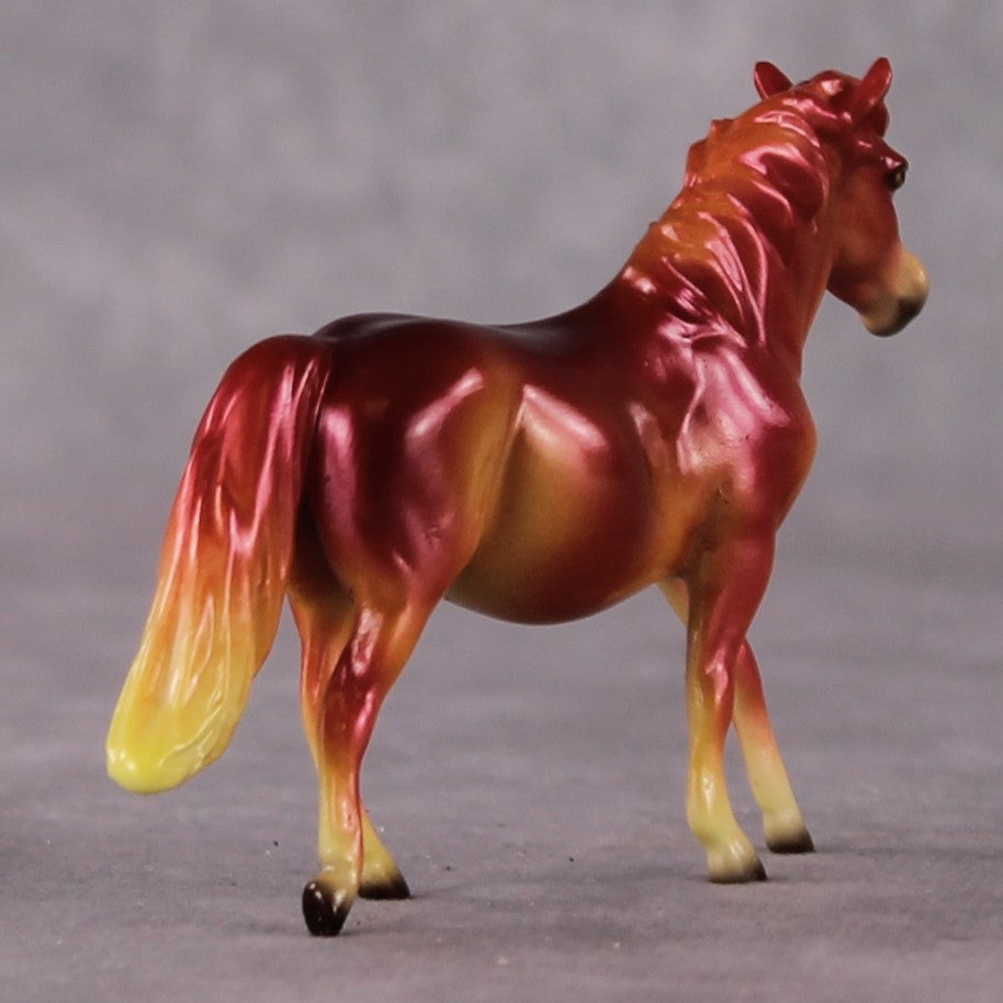 “National Take A Walk in a Park Day” Rock Chips: OOAK Pony Chip based on Realgar by Ellen Robbins