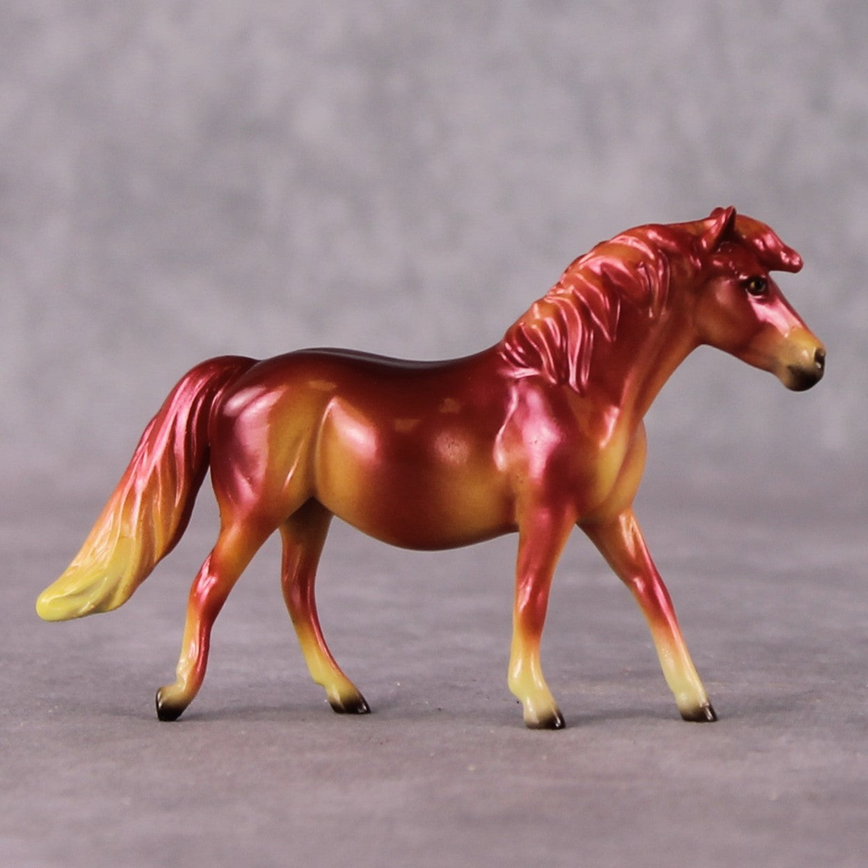 “National Take A Walk in a Park Day” Rock Chips: OOAK Pony Chip based on Realgar by Ellen Robbins