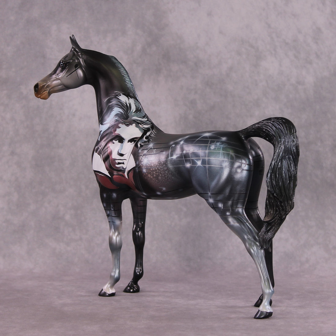 "Beethoven" OOAK Arabian by Kike Duarte SHCF25