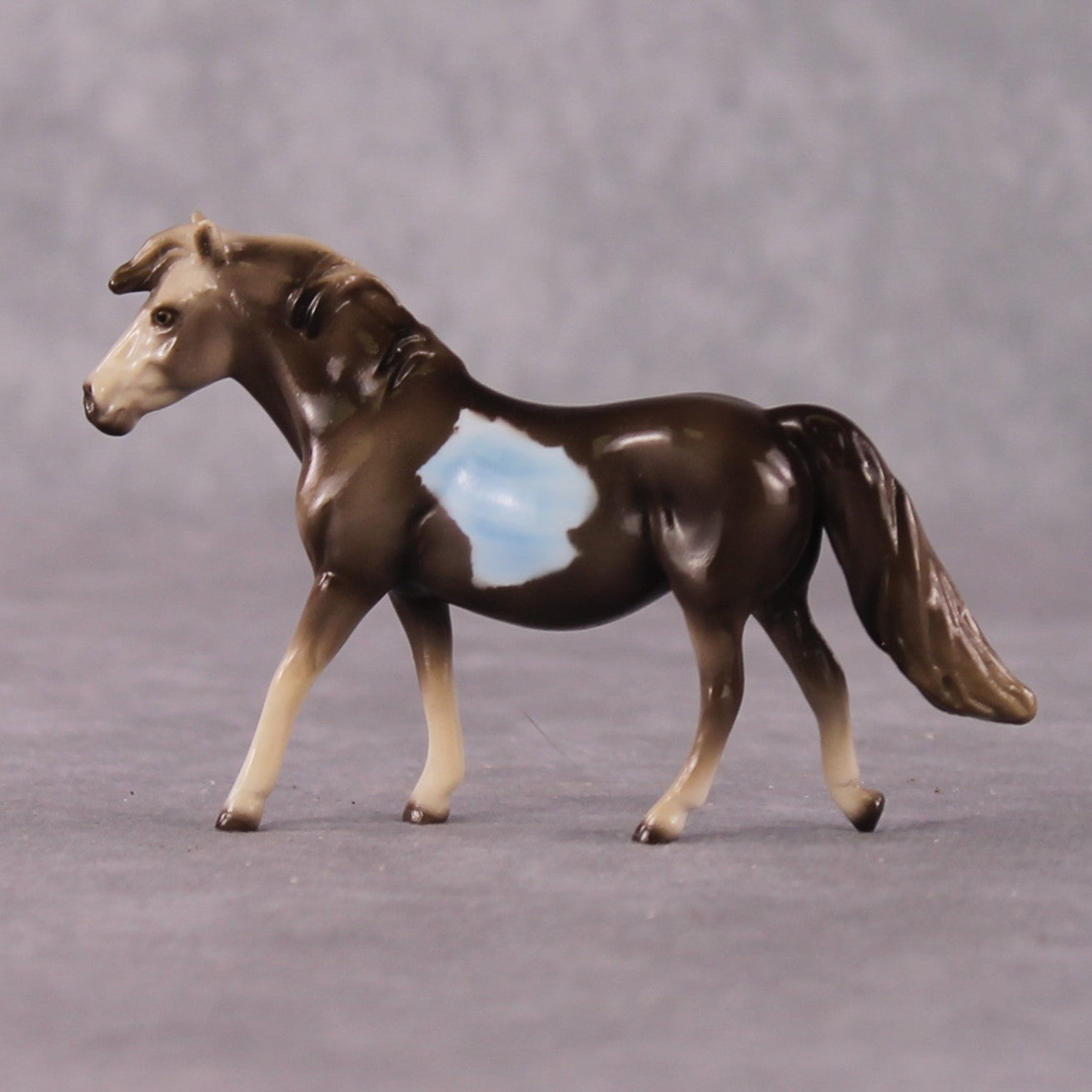 “National Take A Walk in a Park Day” Rock Chips: OOAK Pony Chip based on Thunderegg II by Ellen Robbins