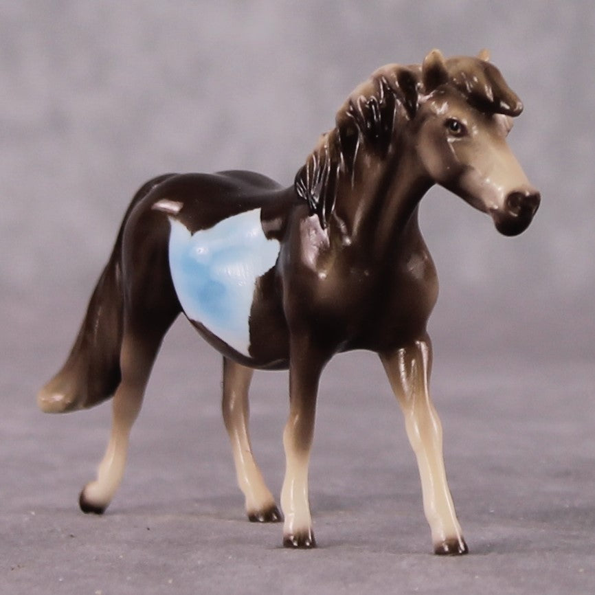 “National Take A Walk in a Park Day” Rock Chips: OOAK Pony Chip based on Thunderegg II by Ellen Robbins