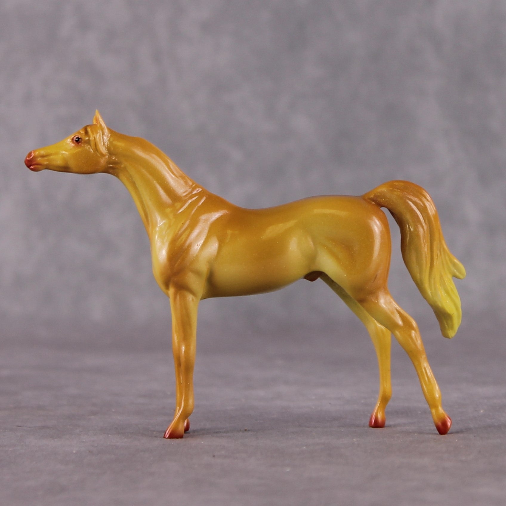 “National Take A Walk in a Park Day” Rock Chips: OOAK Arabian Chip based on Fire Opal by Ellen Robbins