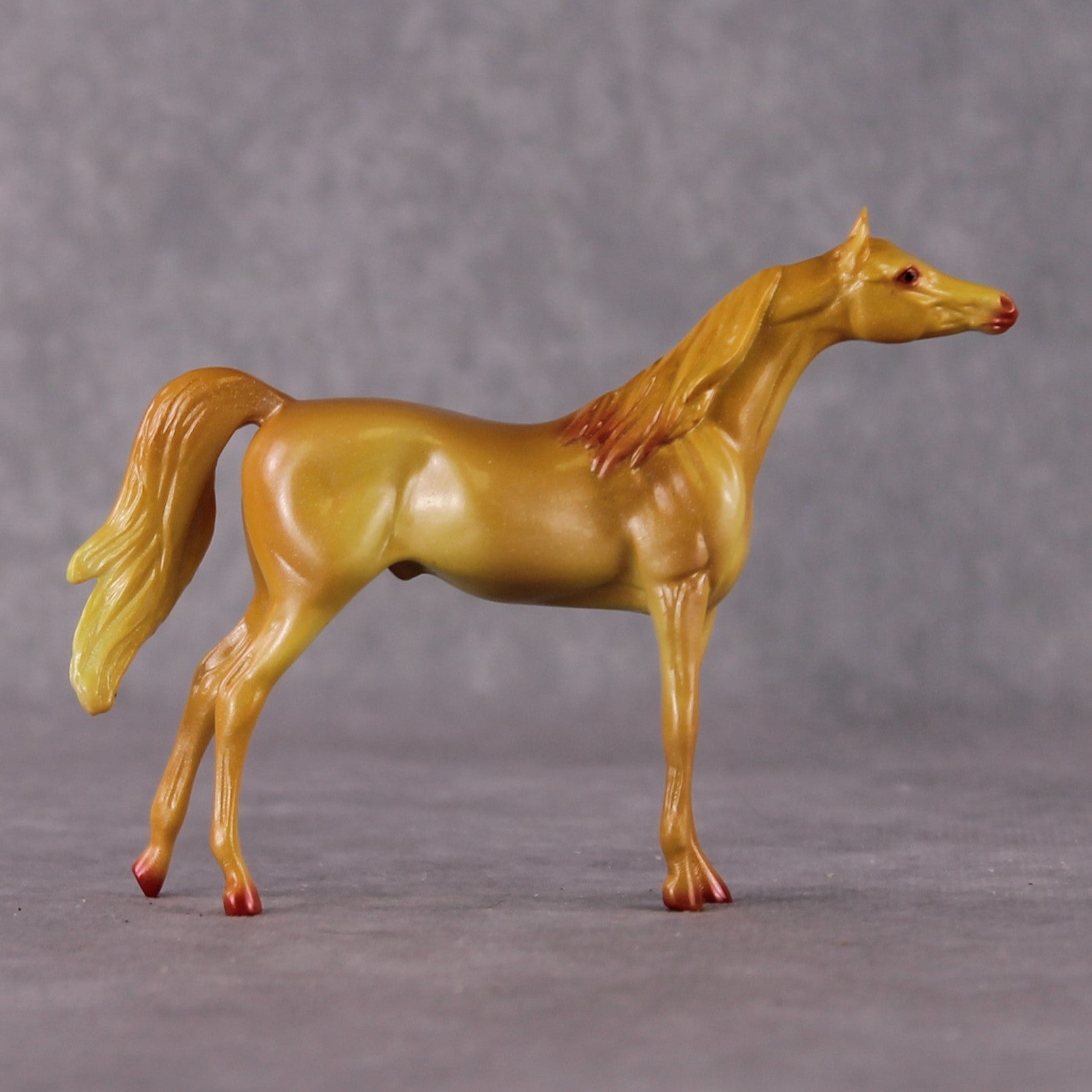 “National Take A Walk in a Park Day” Rock Chips: OOAK Arabian Chip based on Fire Opal by Ellen Robbins