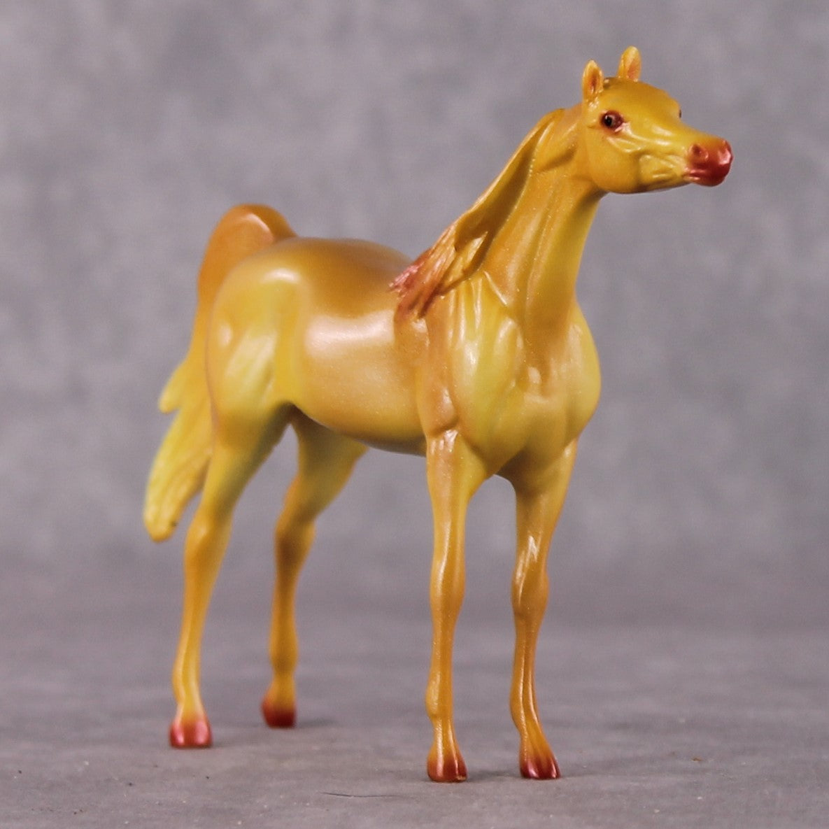 “National Take A Walk in a Park Day” Rock Chips: OOAK Arabian Chip based on Fire Opal by Ellen Robbins