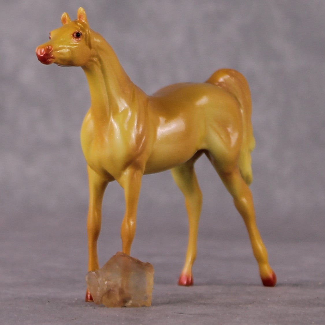 “National Take A Walk in a Park Day” Rock Chips: OOAK Arabian Chip based on Fire Opal by Ellen Robbins