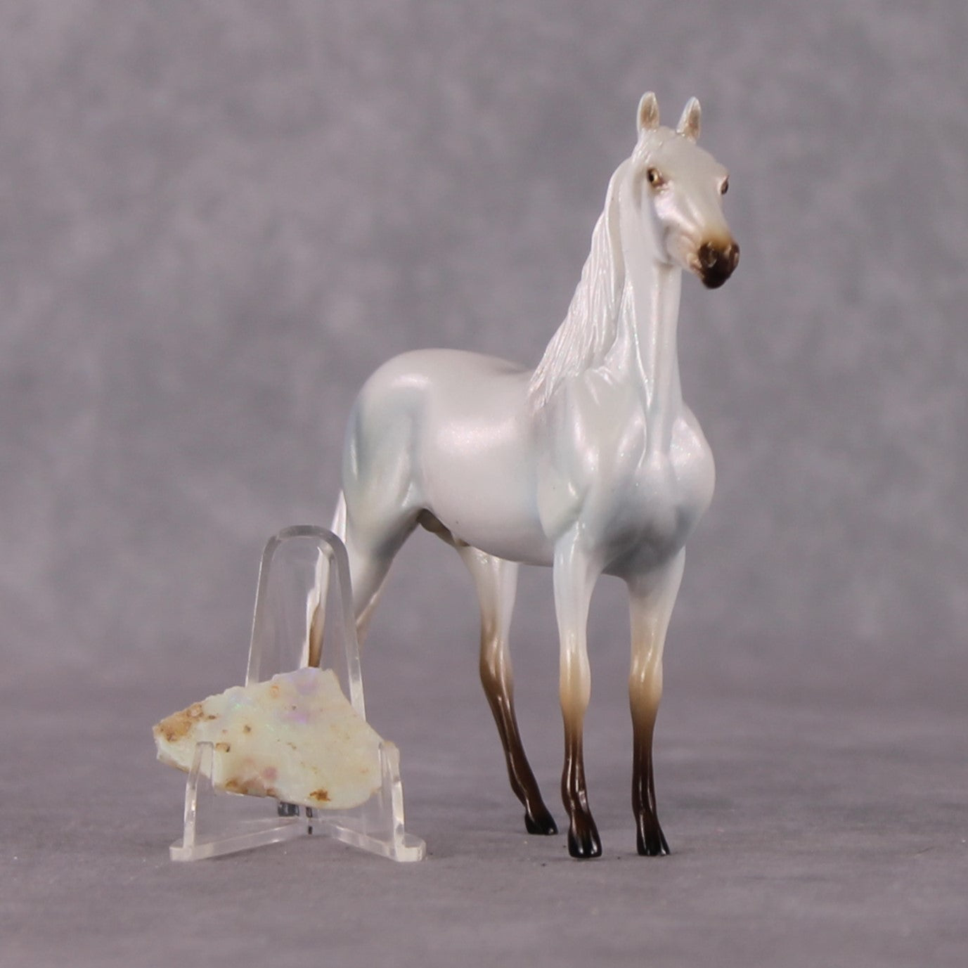 “National Take A Walk in a Park Day” Rock Chips: OOAK Morgan Chip based on Hyalite Opal by Ellen Robbins