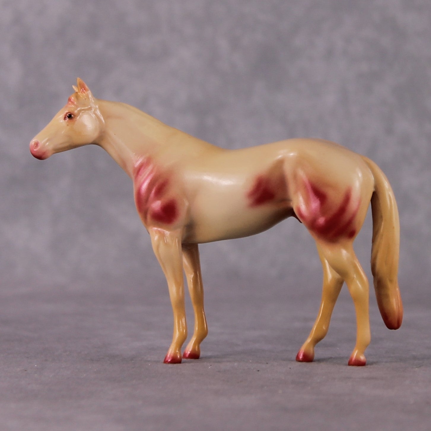 “National Take A Walk in a Park Day” Rock Chips: OOAK Stock Horse Chip based on Oregon Sunstone by Ellen Robbins