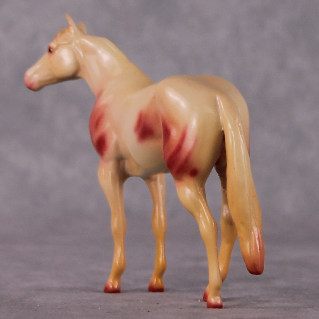 “National Take A Walk in a Park Day” Rock Chips: OOAK Stock Horse Chip based on Oregon Sunstone by Ellen Robbins