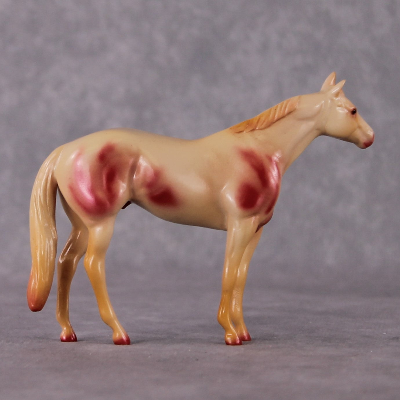 “National Take A Walk in a Park Day” Rock Chips: OOAK Stock Horse Chip based on Oregon Sunstone by Ellen Robbins