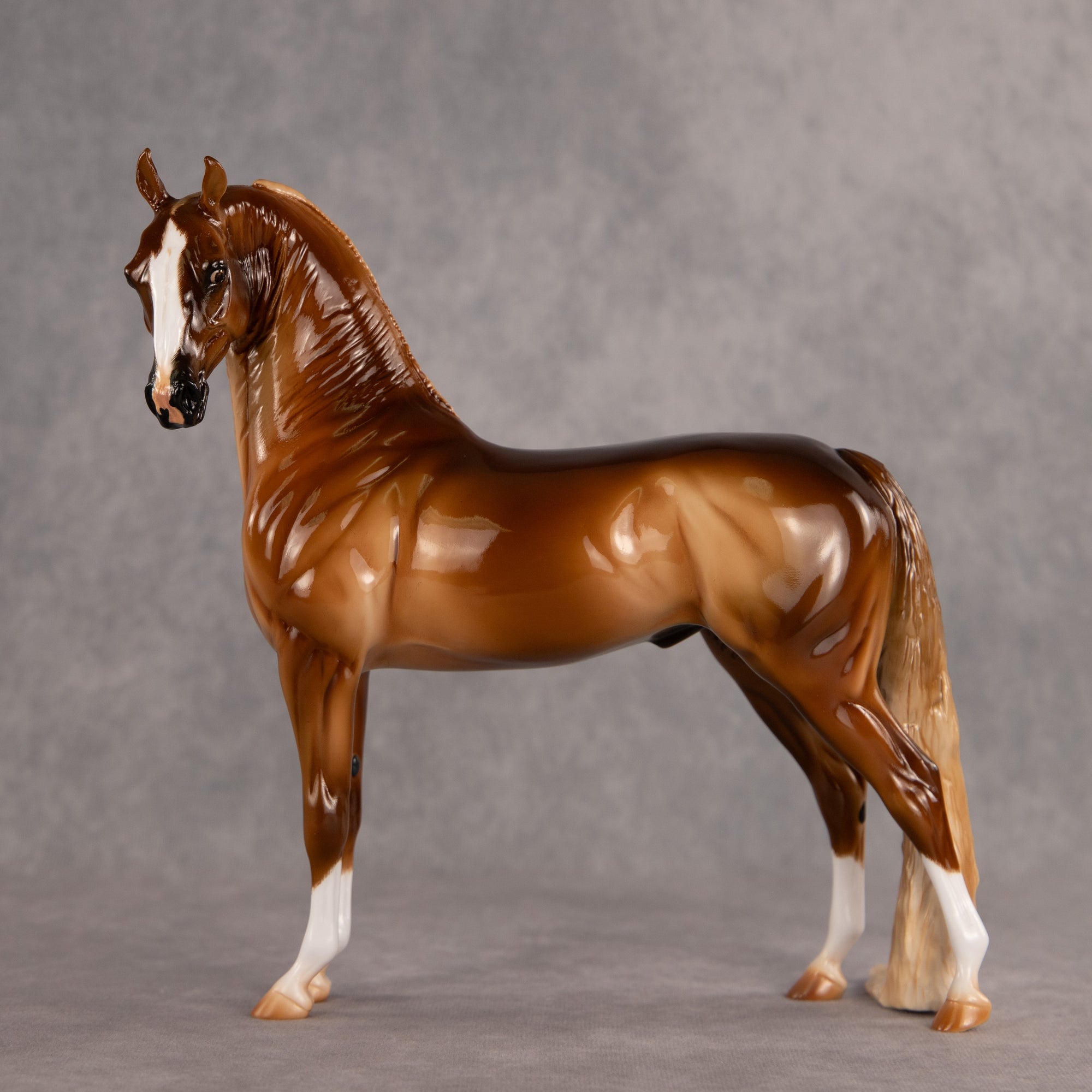 Grand Finale OOAK EFCM Arabian Stallion by Carly Kudalis EQ26