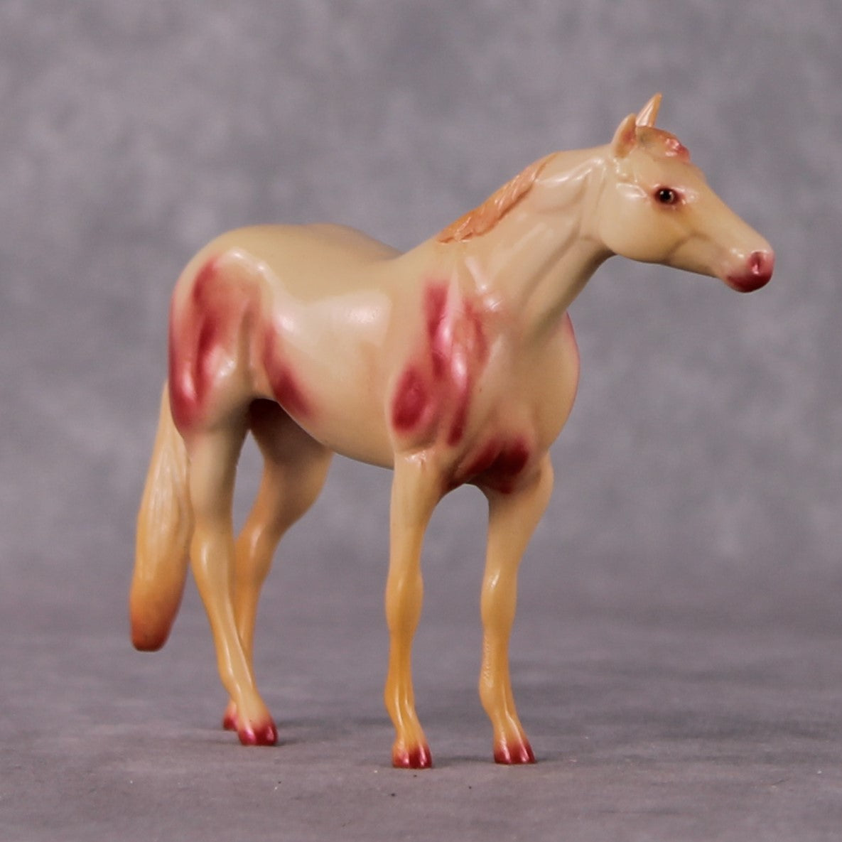 “National Take A Walk in a Park Day” Rock Chips: OOAK Stock Horse Chip based on Oregon Sunstone by Ellen Robbins