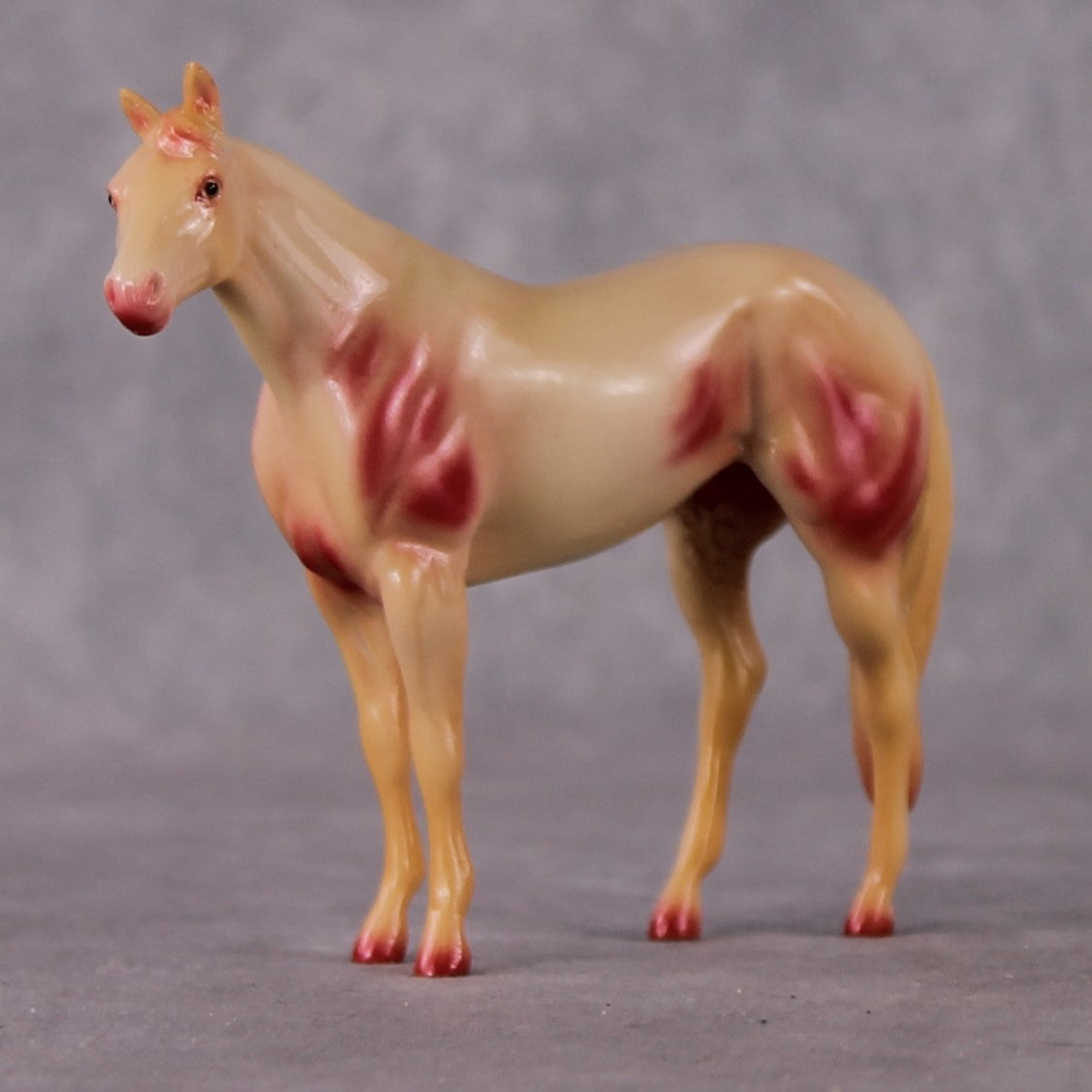 “National Take A Walk in a Park Day” Rock Chips: OOAK Stock Horse Chip based on Oregon Sunstone by Ellen Robbins
