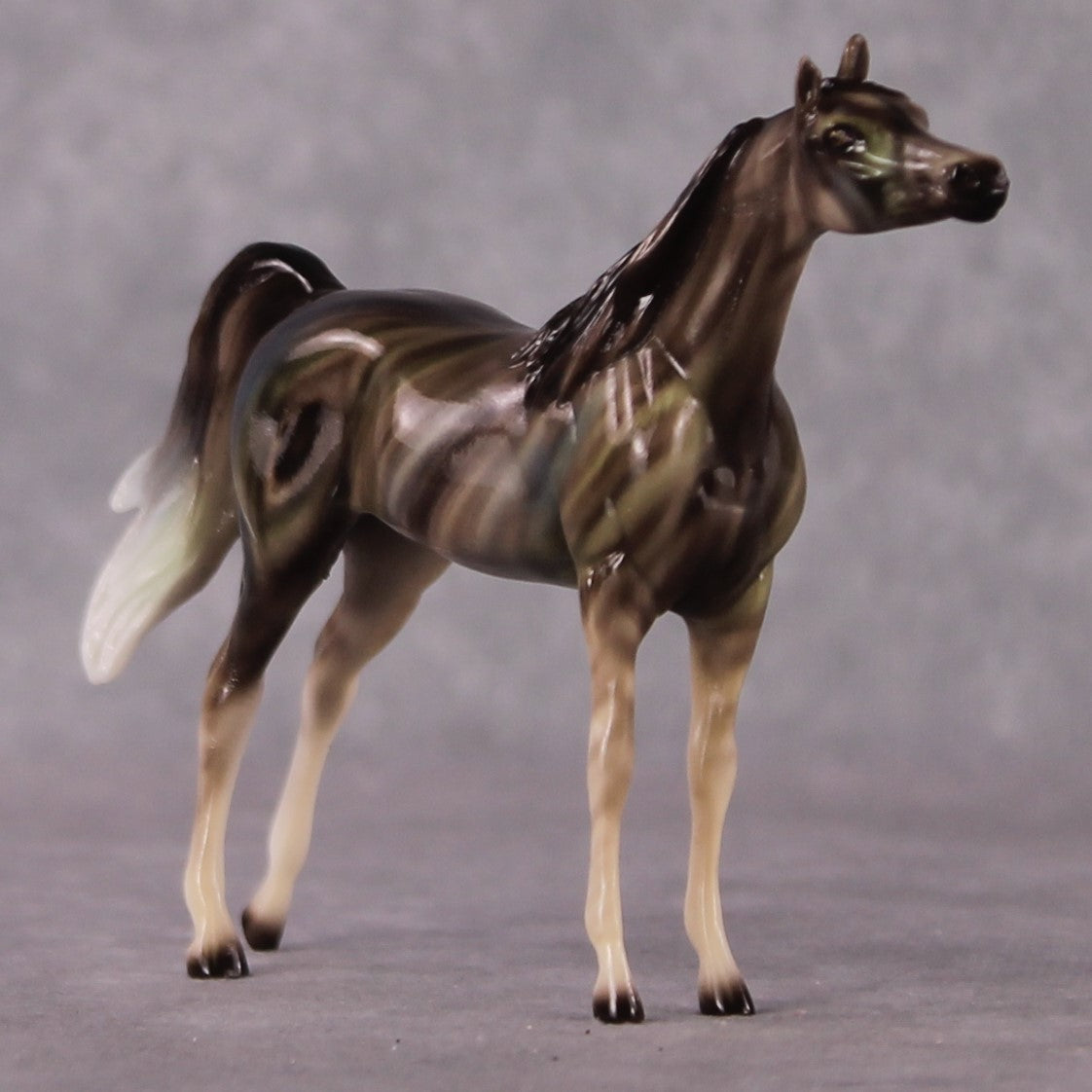 “National Take A Walk in a Park Day” Rock Chips: OOAK Arabian Chip based on Petrified Wood I by Ellen Robbins