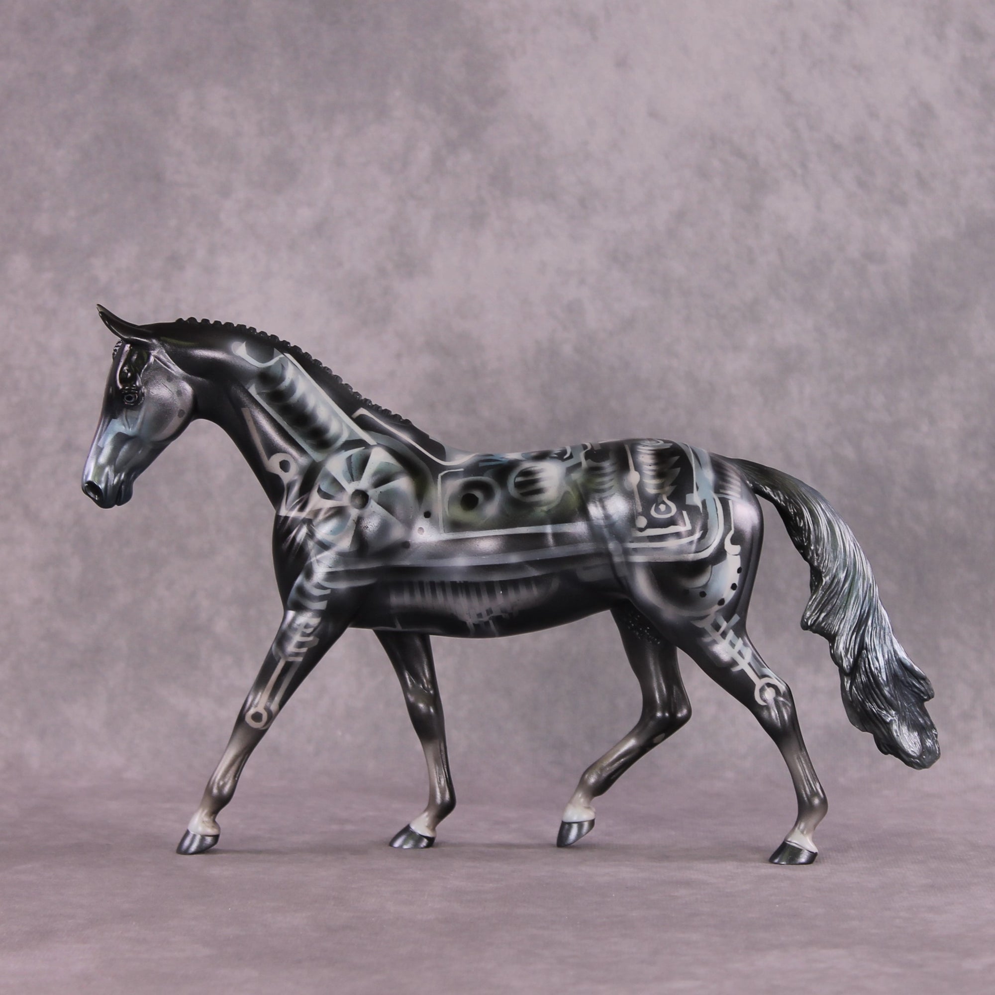 "Octothorpe" OOAK Pony by Kike Duarte SHCF25OS