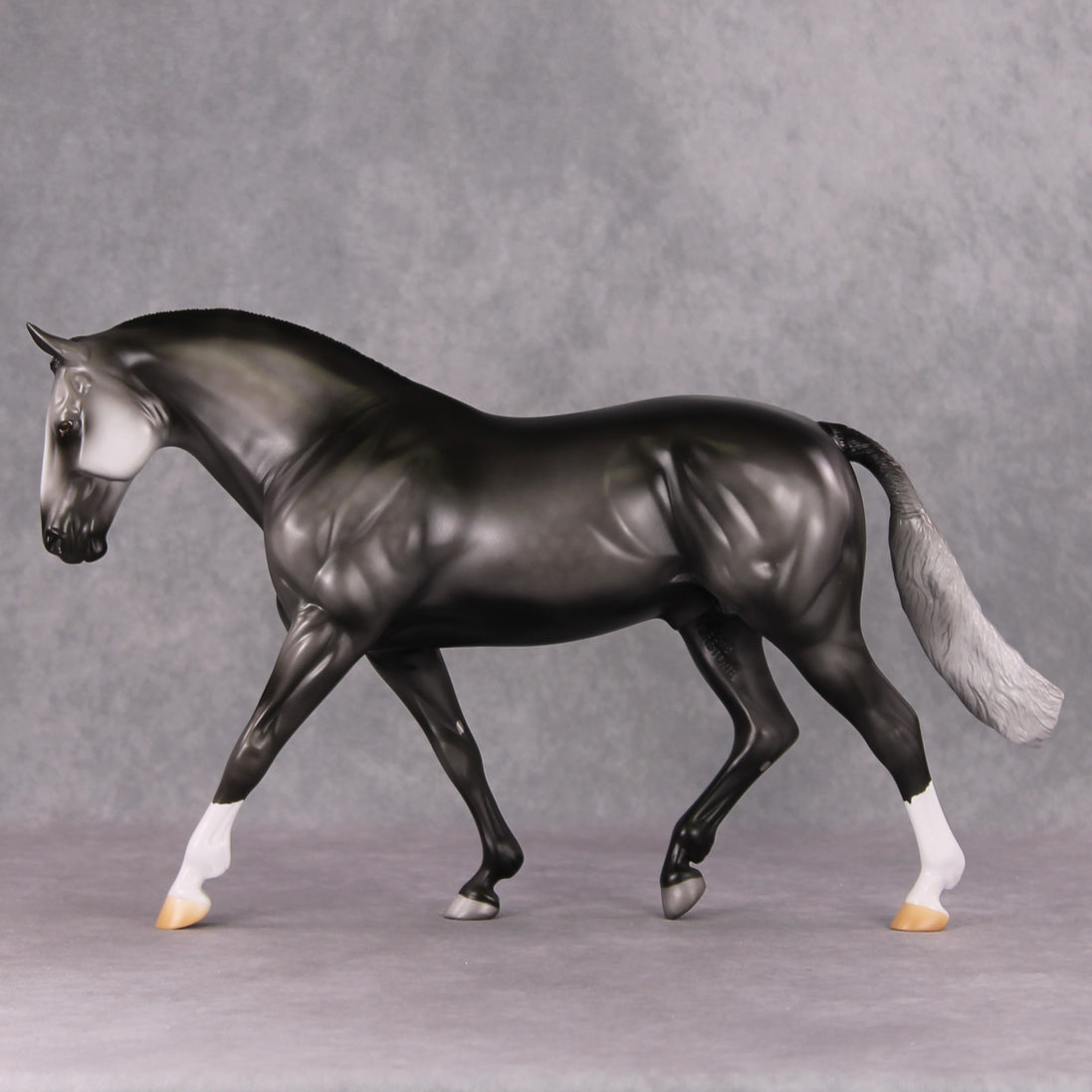 Milestone OOAK Dark Dappled Grey Irish Draught By Jamie Adamson HS24