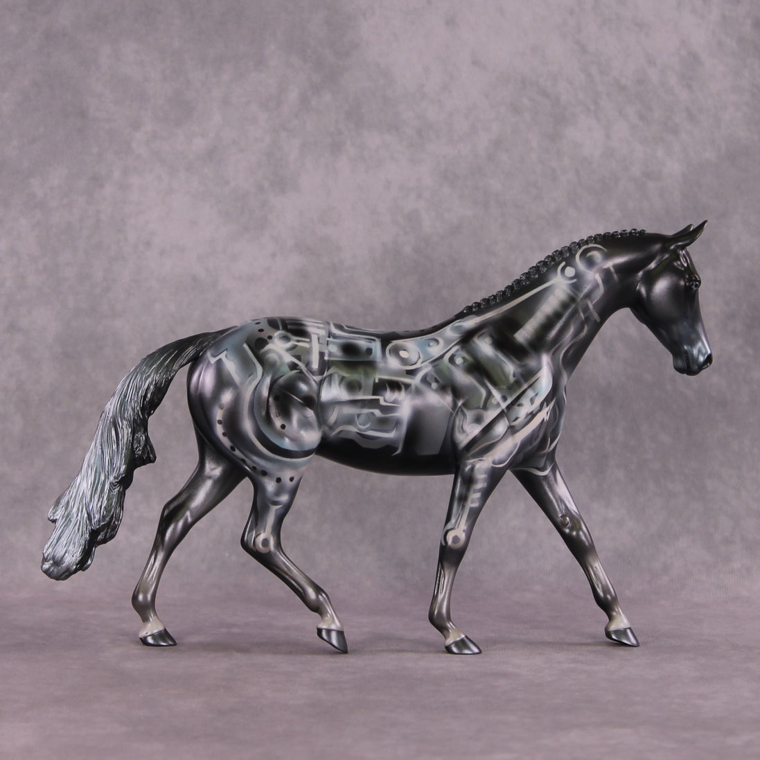"Octothorpe" OOAK Pony by Kike Duarte SHCF25OS
