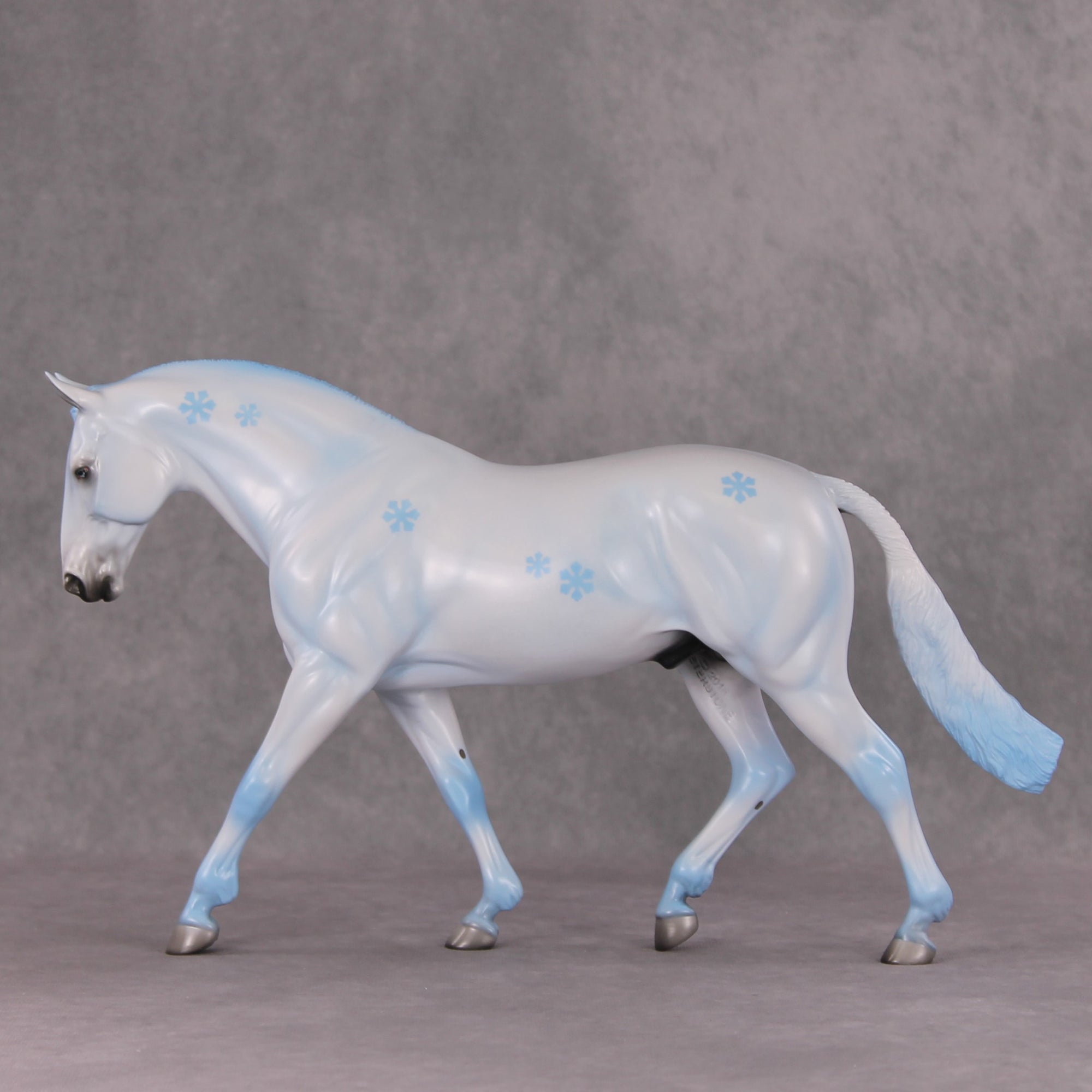 Seal Of Approval OOAK Deco Blue with Seal Irish Draft By Angela Marleau HS24