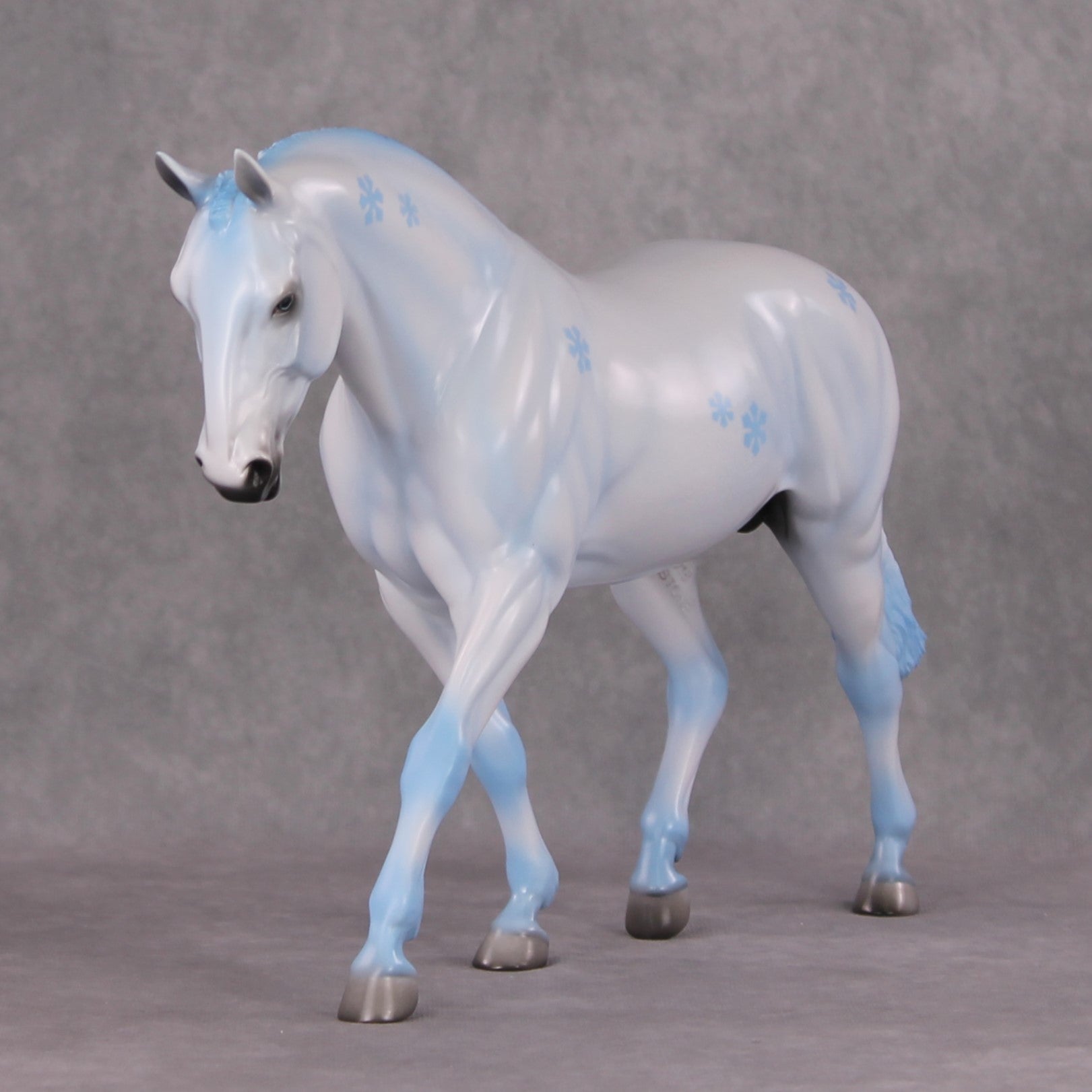 Seal Of Approval OOAK Deco Blue with Seal Irish Draft By Angela Marleau HS24