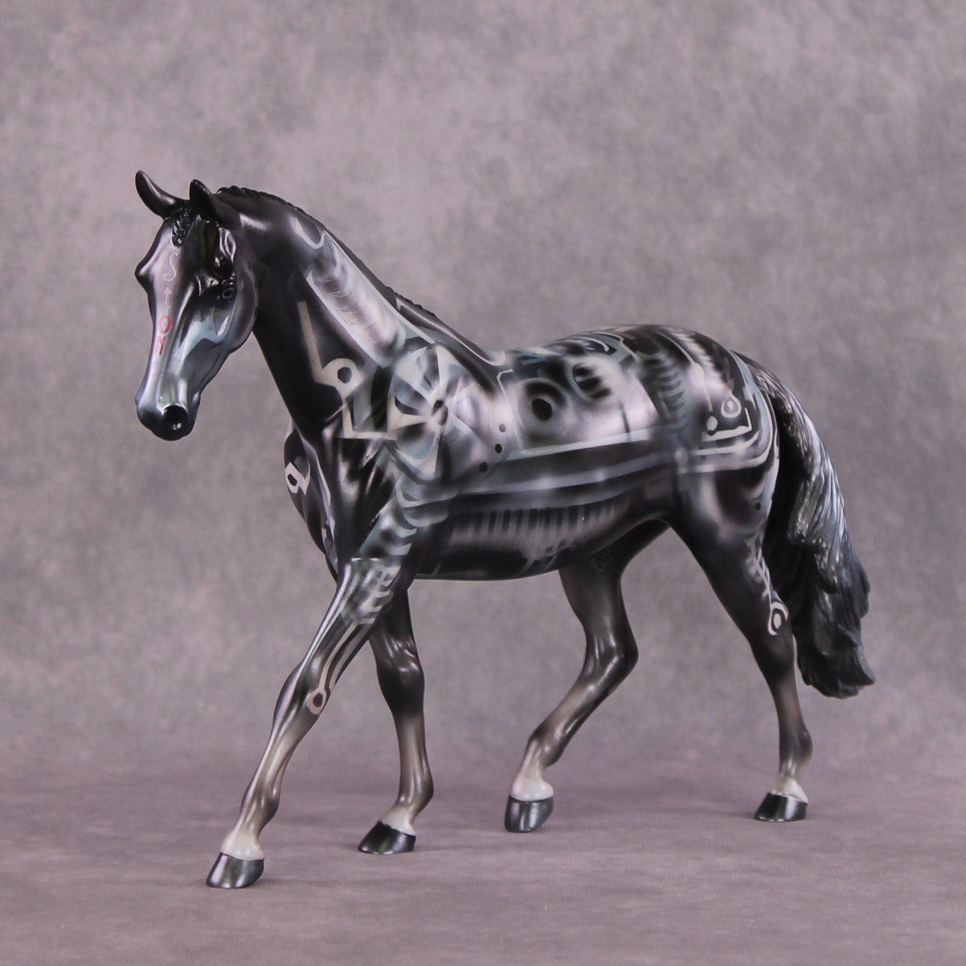 "Octothorpe" OOAK Pony by Kike Duarte SHCF25OS