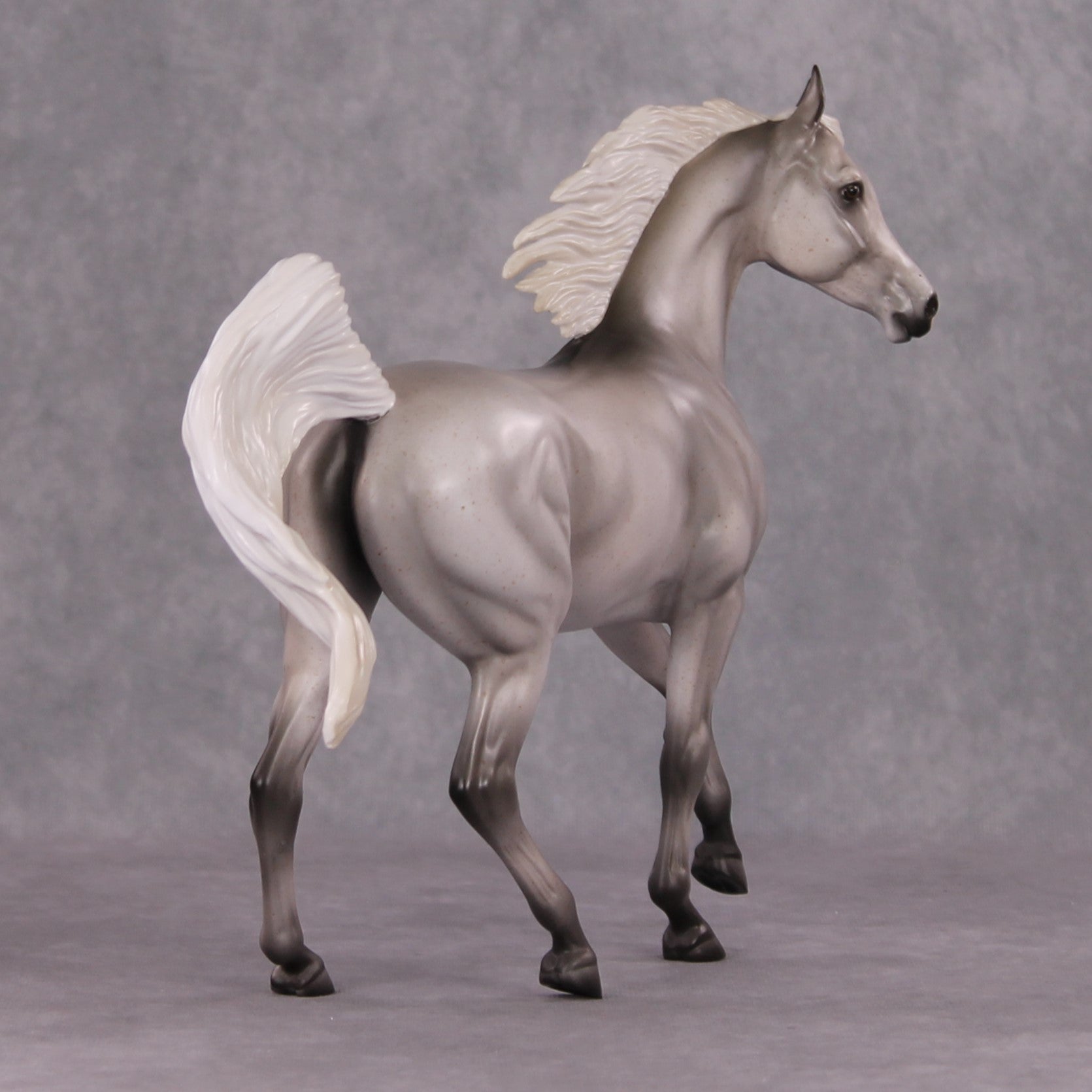 Penelope OOAK Fleabitten Grey Arab Mare By Angela Marleau HS24