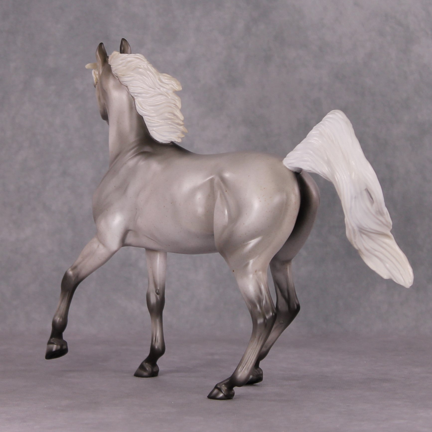 Penelope OOAK Fleabitten Grey Arab Mare By Angela Marleau HS24