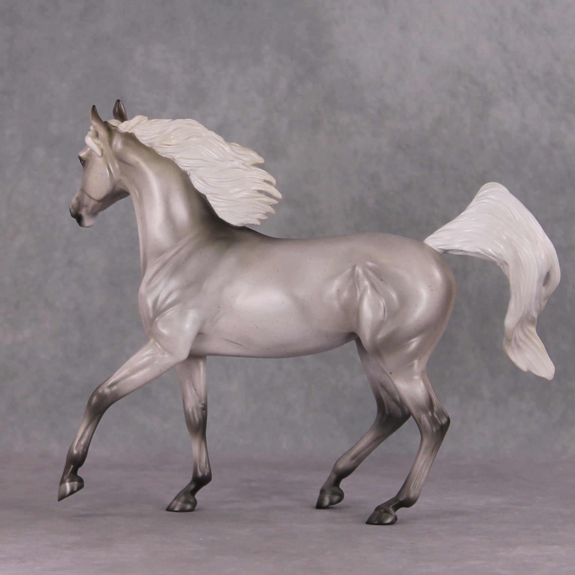 Penelope OOAK Fleabitten Grey Arab Mare By Angela Marleau HS24