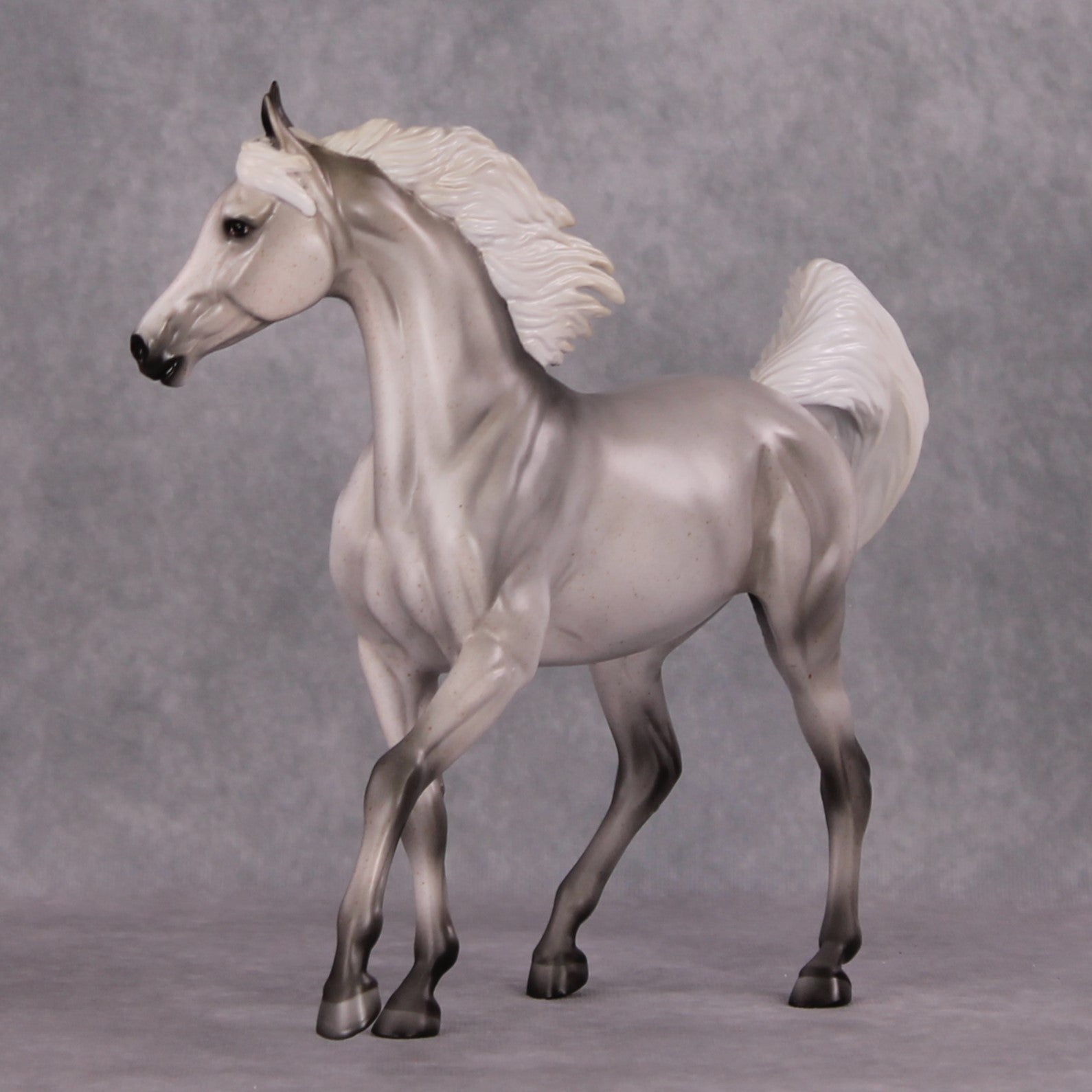 Penelope OOAK Fleabitten Grey Arab Mare By Angela Marleau HS24