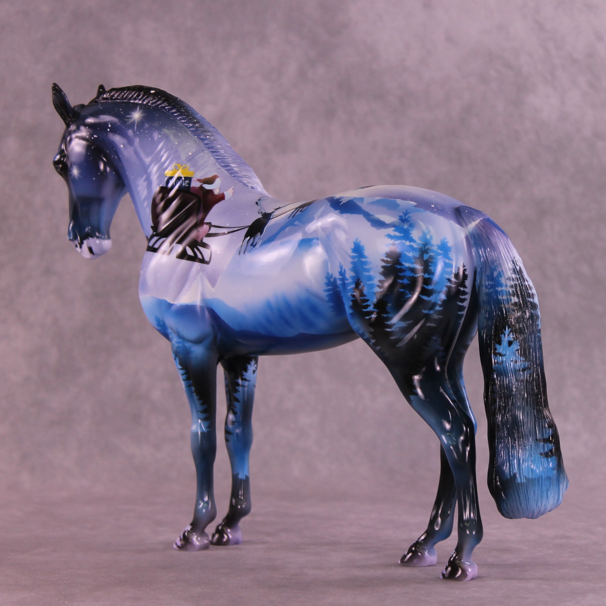 Santa is Coming OOAK FCM Andalusian by Enrique Duarte HS25