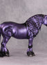 Nora OOAK Meallic Dappled Purple Dun Deco Heavy Draft By Angela Marleau HS24 MHP Auction Piece