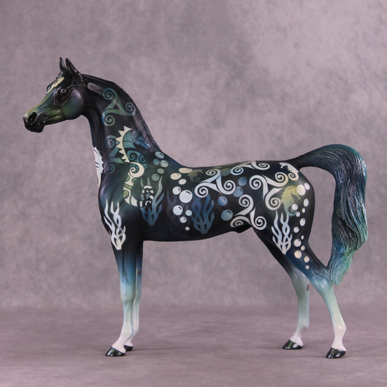 "Deep Blue" OOAK Arabian by Kike Duarte EQ25