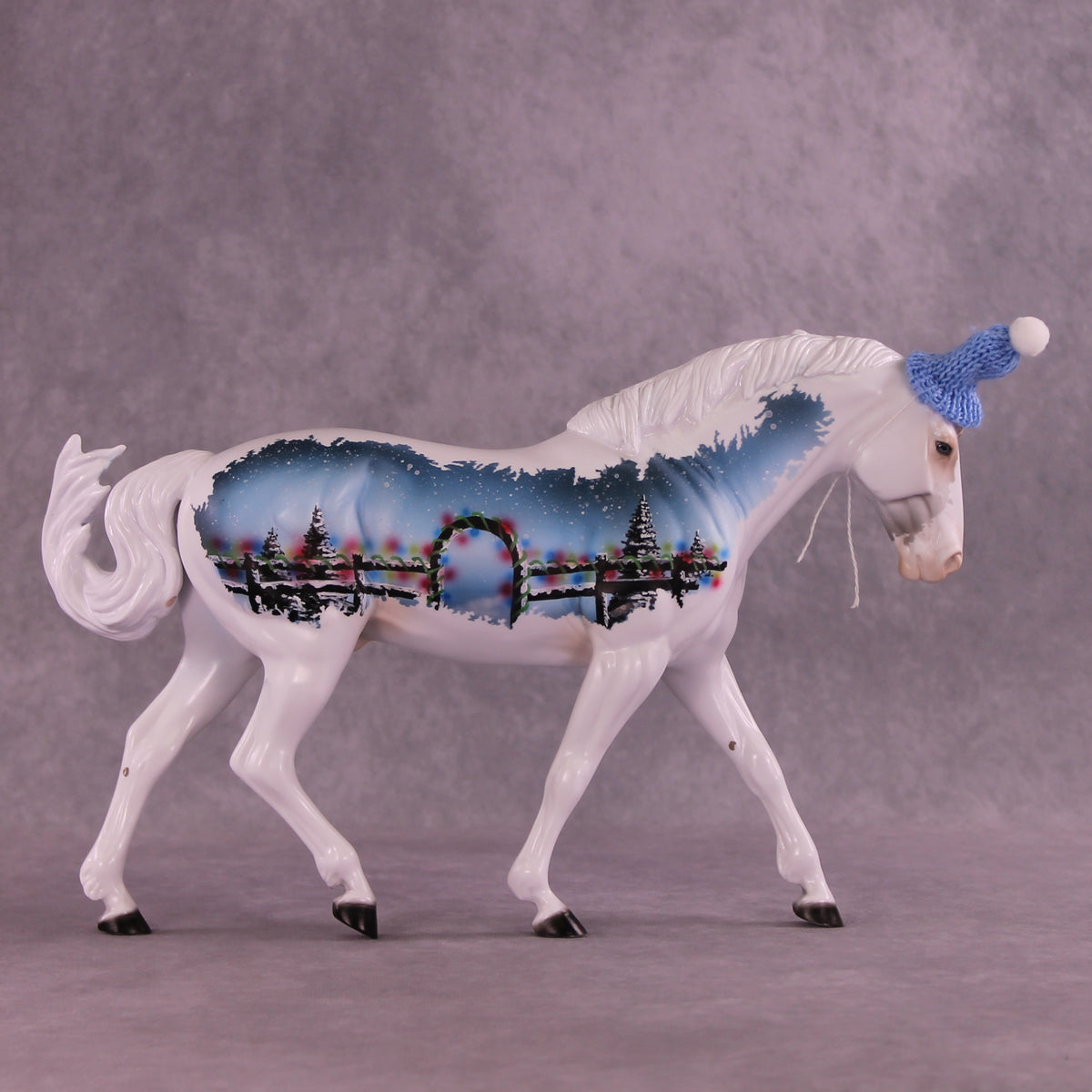 Tis the Season OOAK FCM Irish Draught by Dawn Quick DDOOAKs25