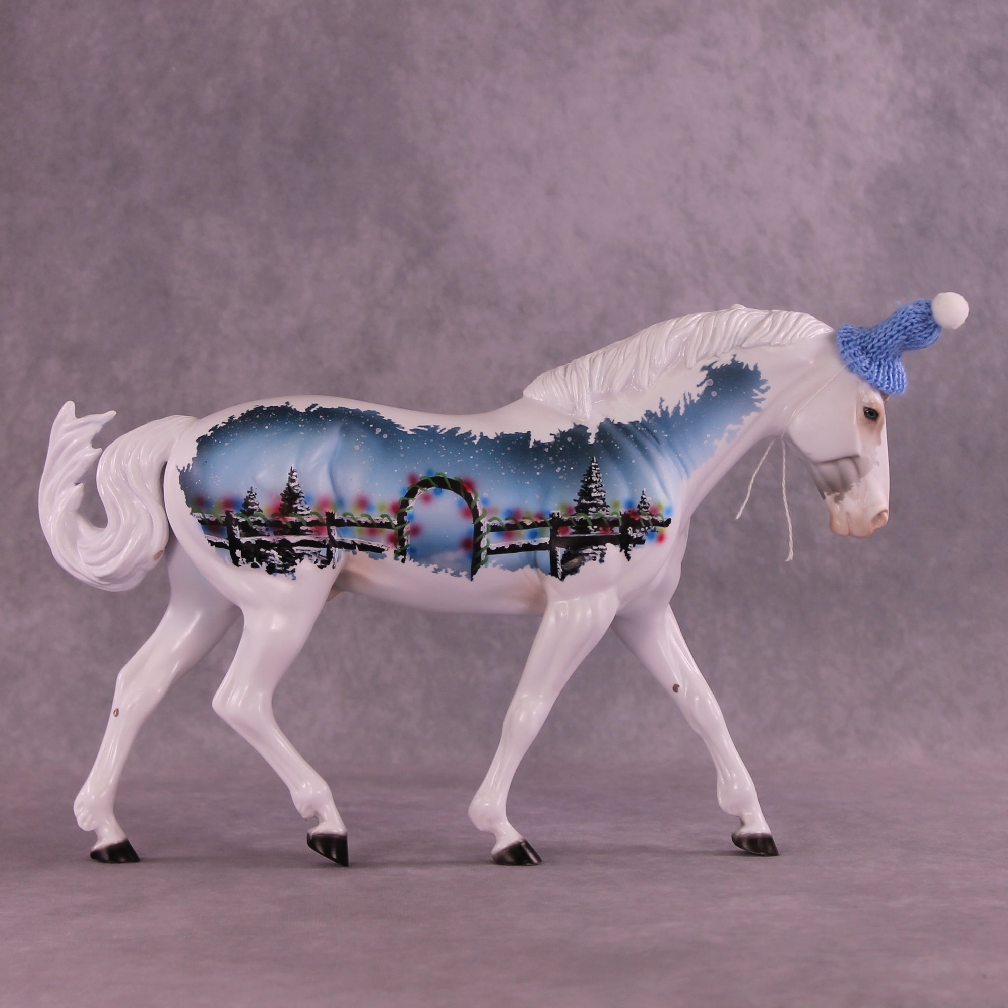 Tis the Season OOAK FCM Irish Draught by Dawn Quick DDOOAKs25