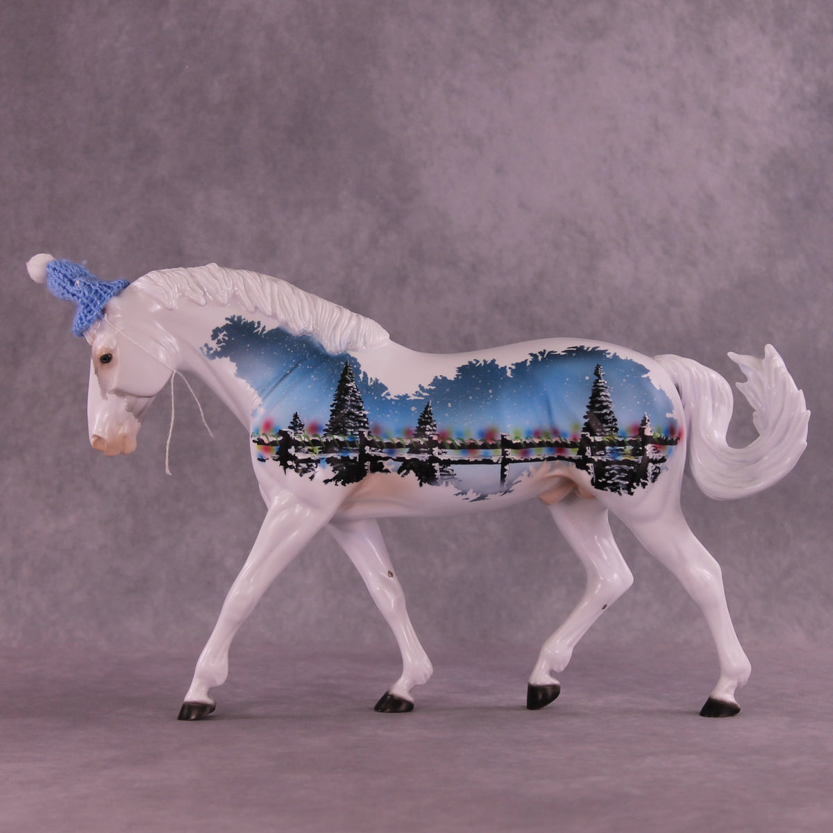 Tis the Season OOAK FCM Irish Draught by Dawn Quick DDOOAKs25
