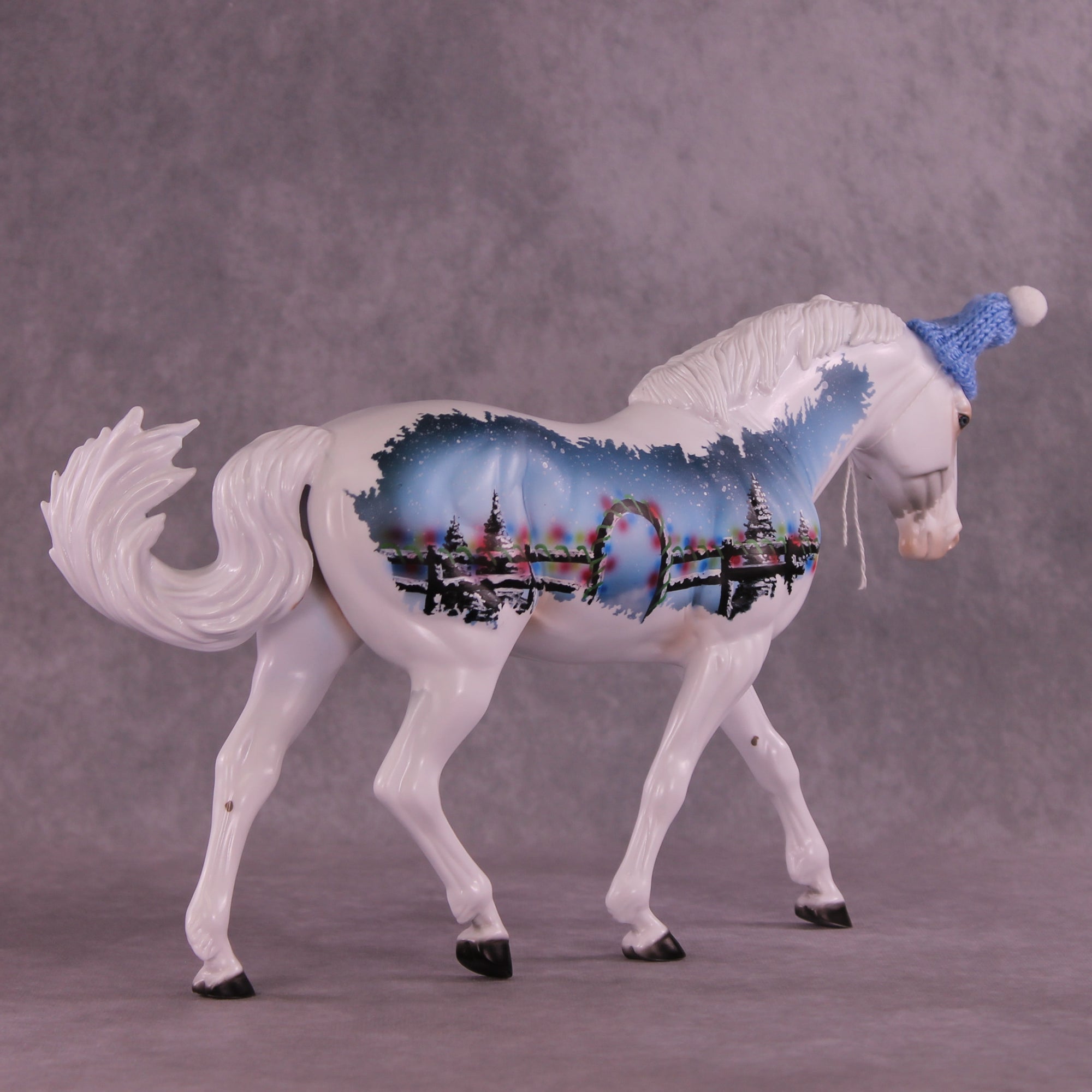 Tis the Season OOAK FCM Irish Draught by Dawn Quick DDOOAKs25