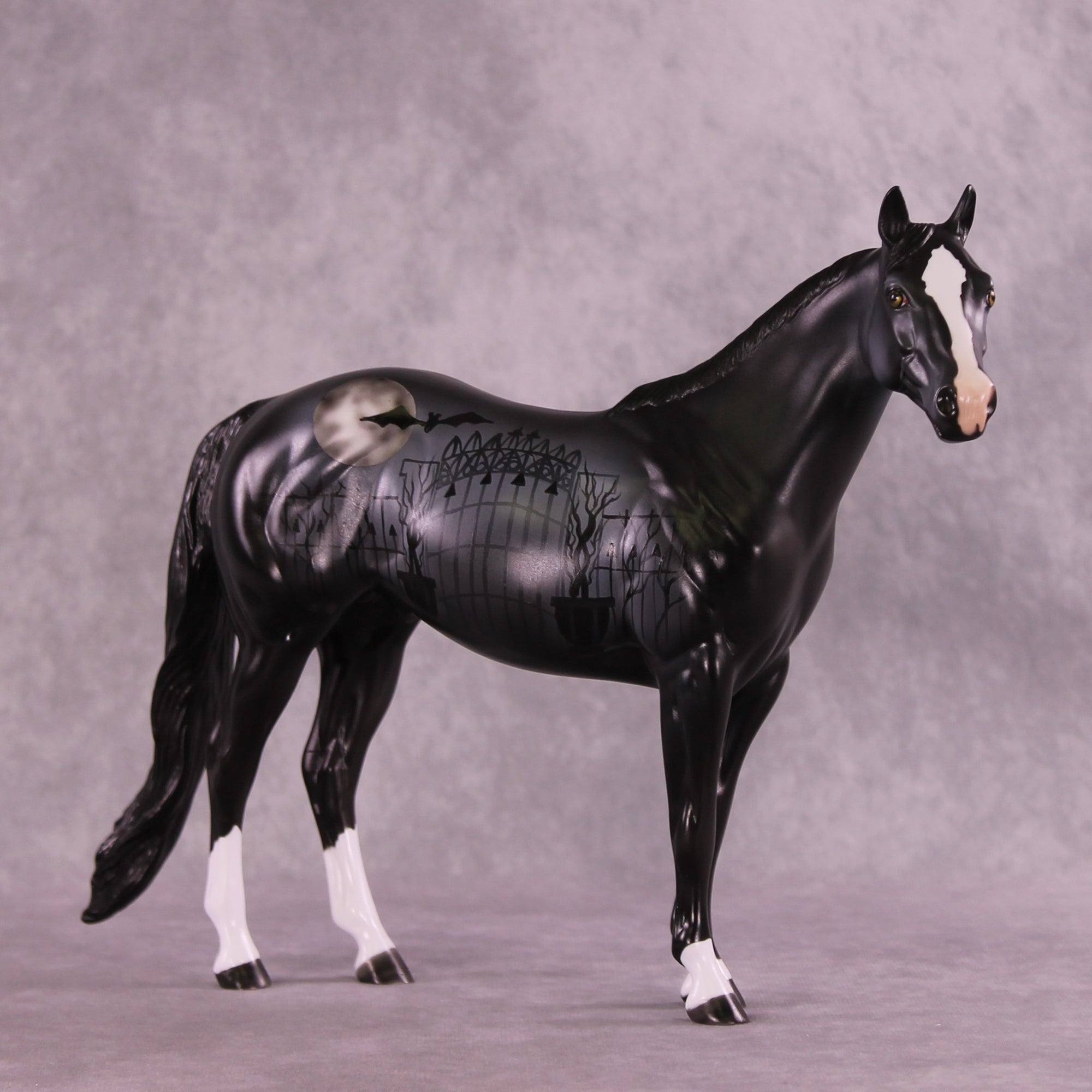 Ghoulish Gates OOAK Ideal Stock Horse by Dawn Quick DDOOAKs25