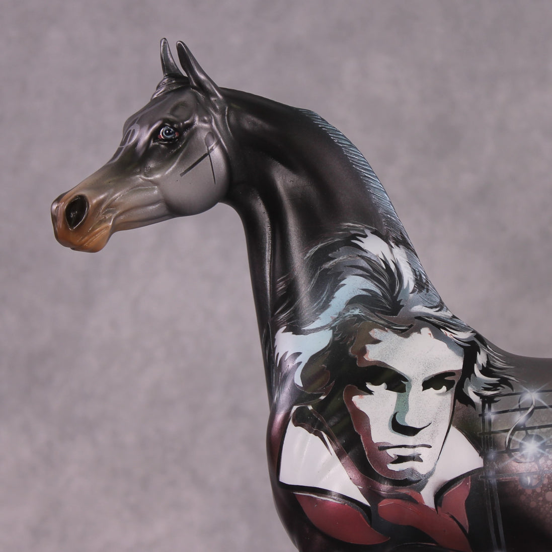"Beethoven" OOAK Arabian by Kike Duarte SHCF25