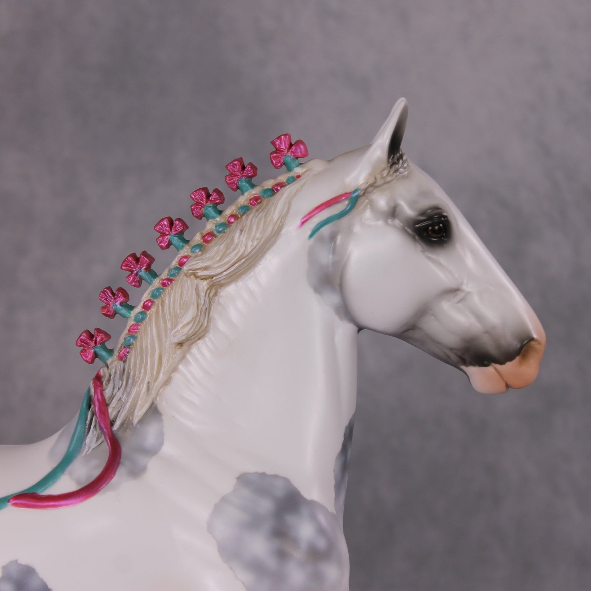 Hendrick OOAK Dappled Grey Tobiano Trotting Drafter By Heather Bullach Best Offers 12/17/24
