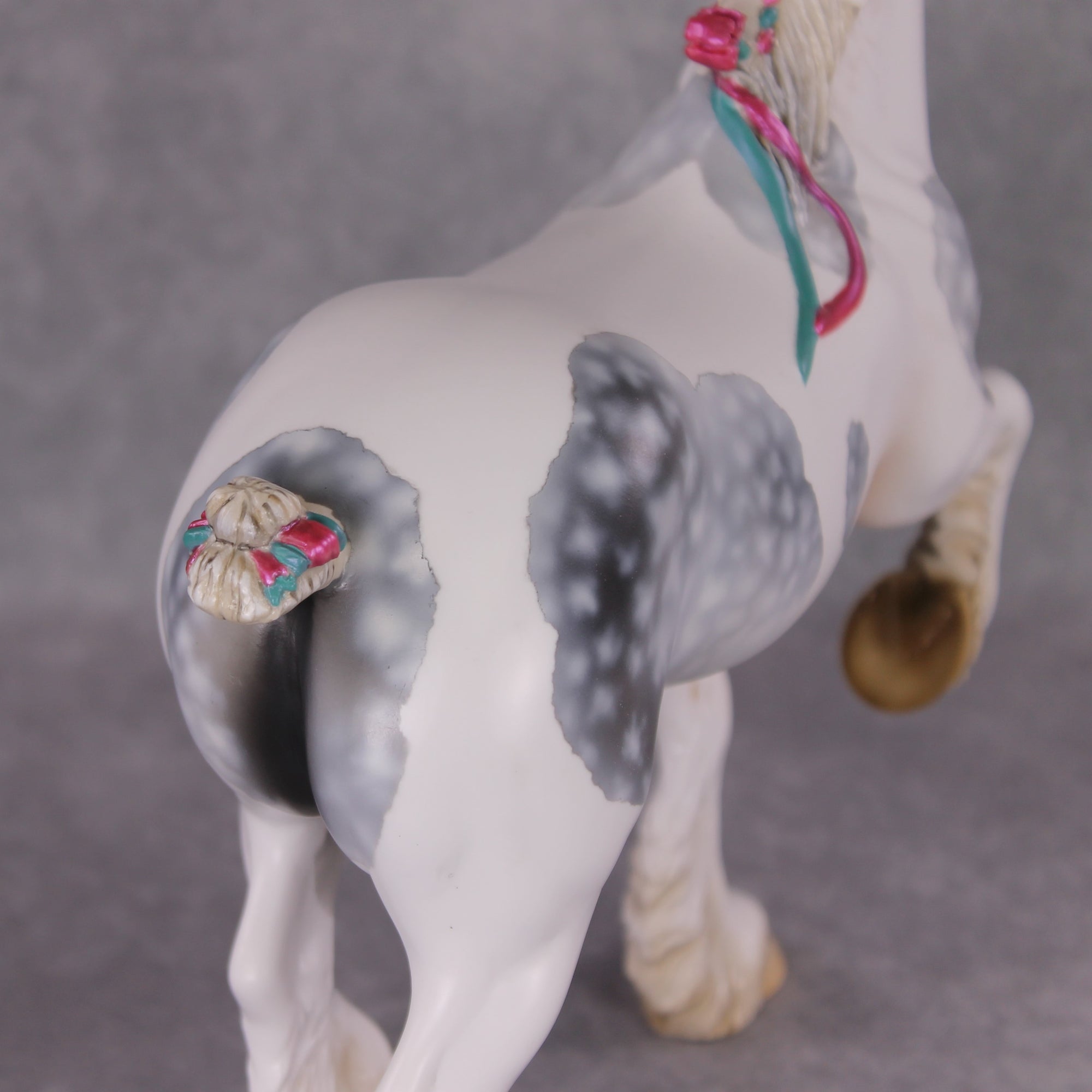 Hendrick OOAK Dappled Grey Tobiano Trotting Drafter By Heather Bullach Best Offers 12/17/24