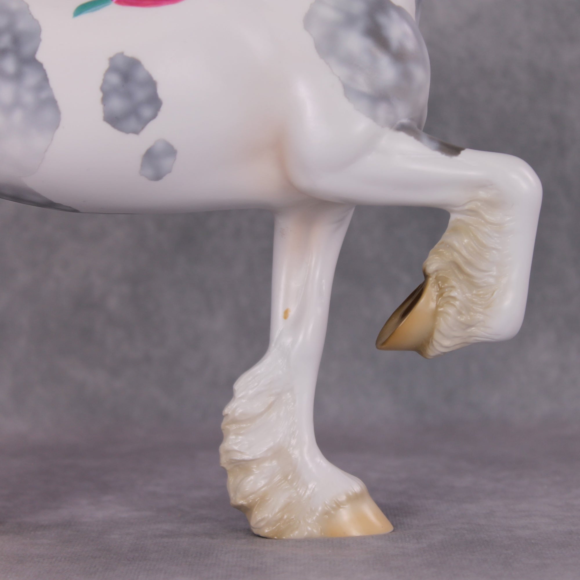 Hendrick OOAK Dappled Grey Tobiano Trotting Drafter By Heather Bullach Best Offers 12/17/24